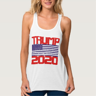 Trump 2020 Red White and Blue Singlet