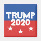 TRUMP 2020 Red White Blue Magnet