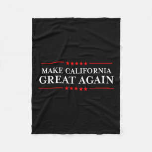 Trump 2020 Shirts Ltd - Make California Great Fleece Blanket