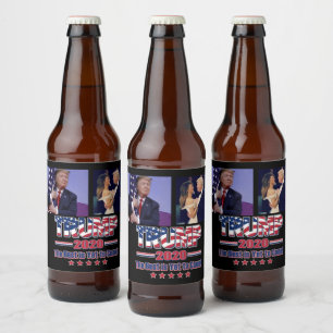 Trump 2020 The Best is Yet to come Beer Bottle Label