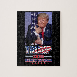 Trump 2020 The Best is Yet to Come Jigsaw Puzzle