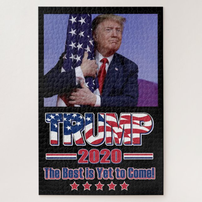 Trump 2020 The Best is Yet to Come Jigsaw Puzzle (Vertical)