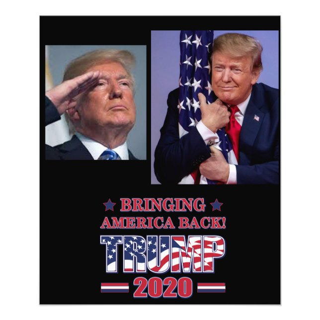 tRUMP 2020 tHE bEST IS yET tO cOME Photo Print (Front)