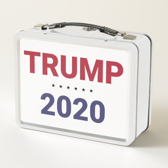 Trump 2020 (US Election) Metal Lunch Box (Back)