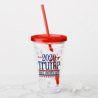 Trump 2020 USA Acrylic Tumbler