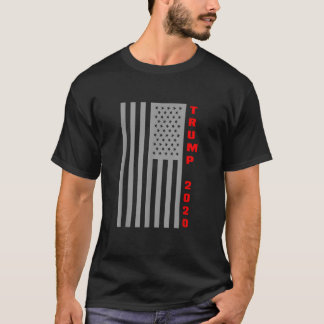 Trump 2020 USA America Flag T-Shirt