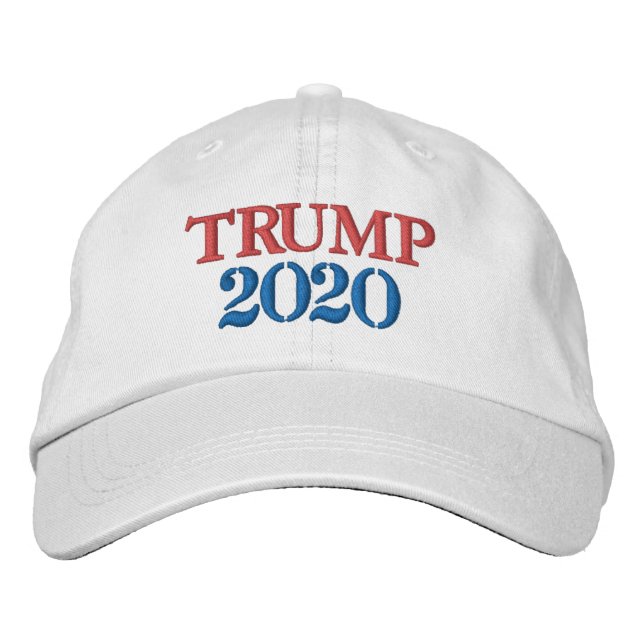 TRUMP 2020 WHITE BASEBALL CAP (Front)