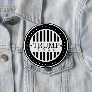 Trump 2024 10 cm round badge