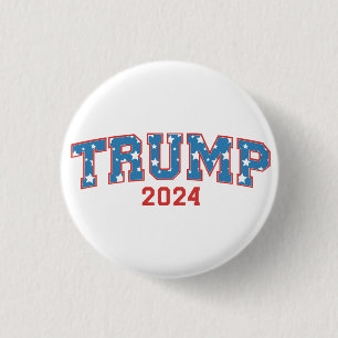 Trump 2024  3 cm round badge