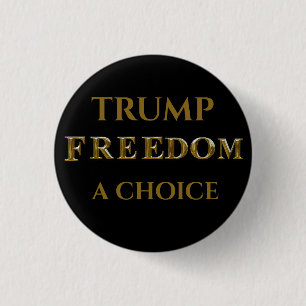 TRUMP 2024 3 CM ROUND BADGE