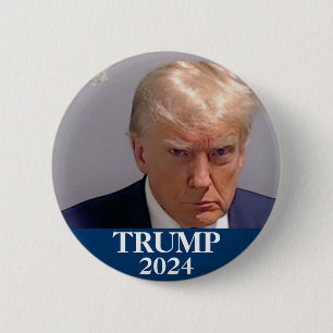 Trump 2024  6 cm round badge