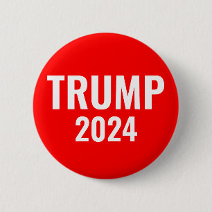 Trump  2024 6 cm round badge