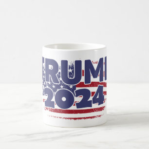 Trump 2024 - American Flag Coffee Mug
