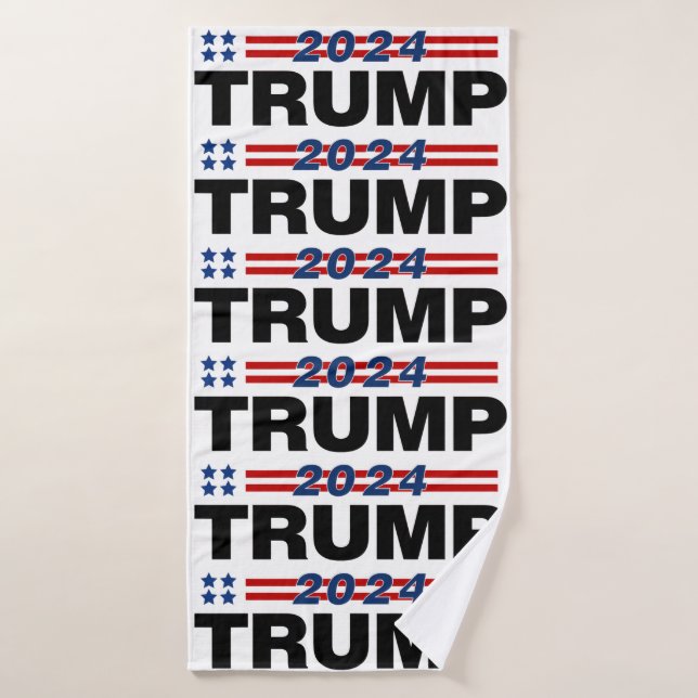 Trump 2024 bath towel (Bath Towel)