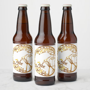 TRUMP 2024 BEER BOTTLE LABEL