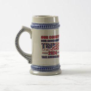 Trump 2024 beer stein