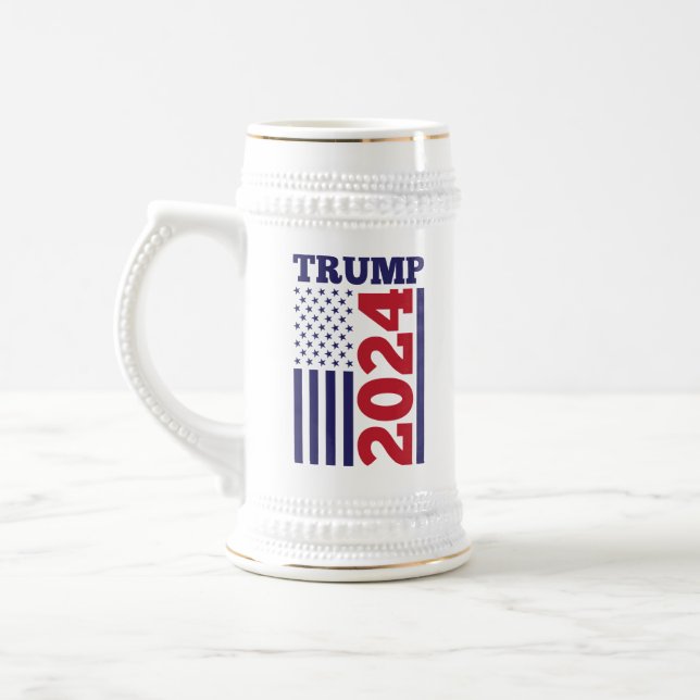Trump 2024 beer stein (Left)
