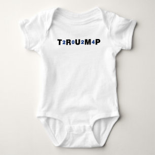 Trump 2024 Blue Baby Bodysuit