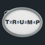 Trump 2024 Blue Belt Buckle<br><div class="desc">President Donald J. Trump for POTUS President of the United States in 2024 presidential election - Save America</div>