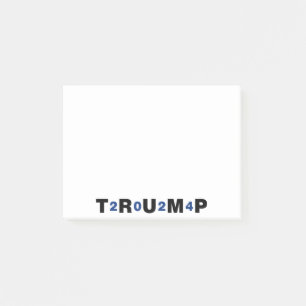 Trump 2024 Blue Post-it Notes