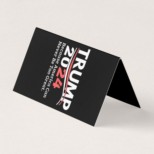 trump 2024 bumper business card (Front)