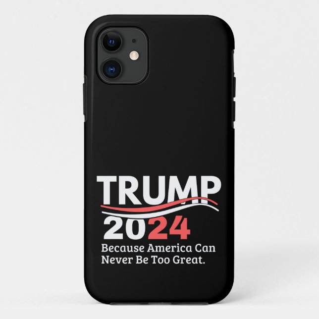 trump 2024 bumper Case-Mate iPhone case (Back)