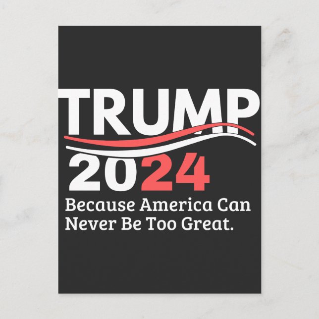 trump 2024 bumper holiday postcard (Front)