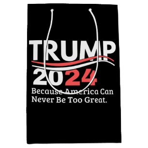 trump 2024 bumper medium gift bag