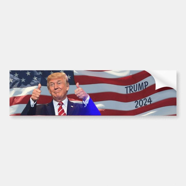 TRUMP  2024 BUMPER STICKER (Front)