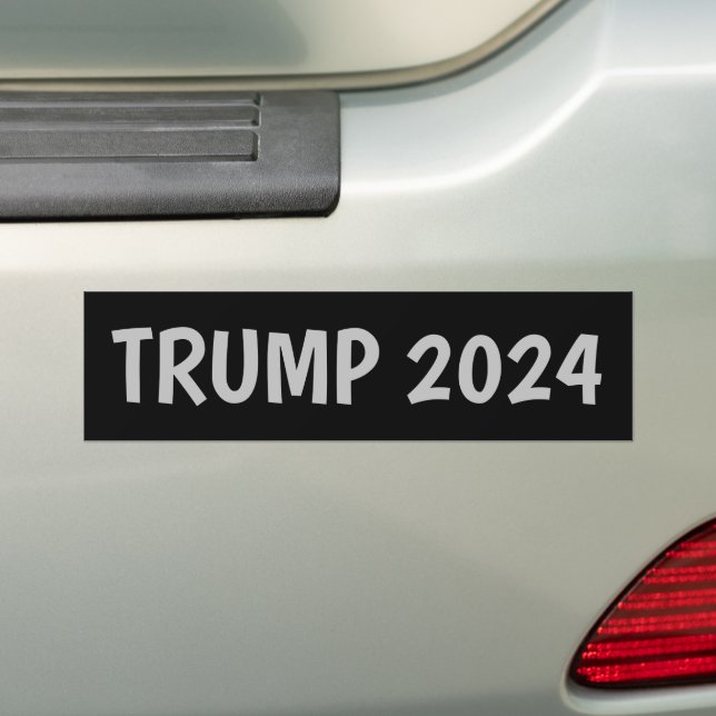 TRUMP 2024 BUMPER STICKERS (On Car)
