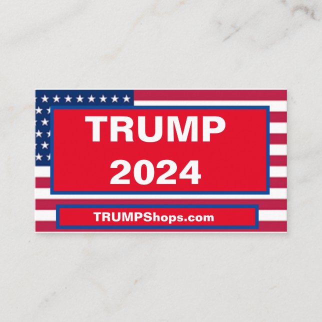 TRUMP 2024 BUSINESS CARD (Front)
