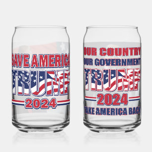 Trump 2024 can glass