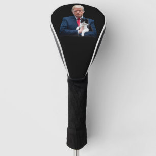 Trump 2024 Cat MAGA Funny Trump Cat Golf Head Cover