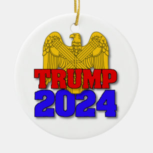 Trump 2024 ceramic tree decoration