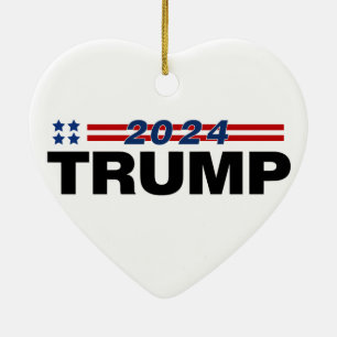 Trump 2024 ceramic tree decoration