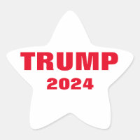 Trump 2024 Colourful Red White Bold Trendy Cool