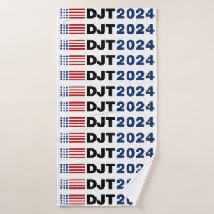 Trump 2024 DJT Bath Towel