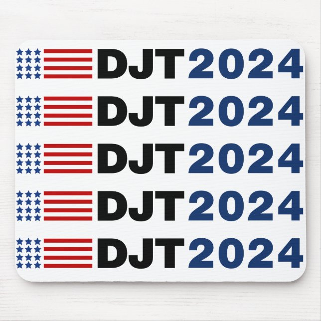 Trump 2024 DJT Mouse Pad (Front)