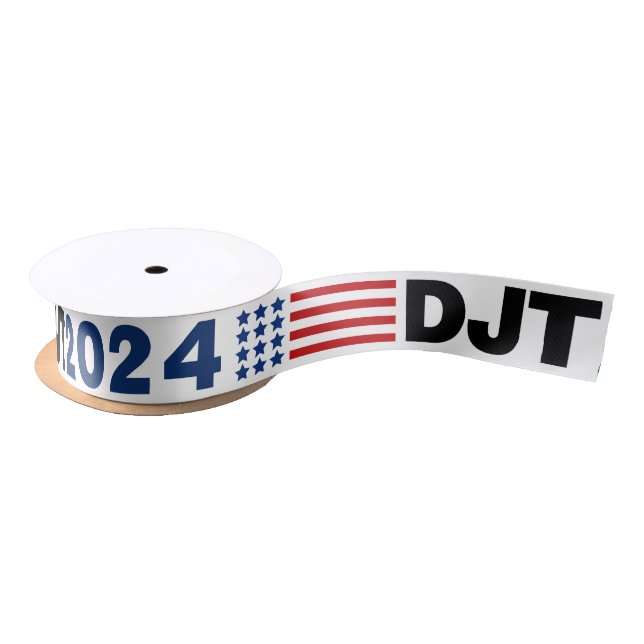 Trump 2024 DJT Satin Ribbon (Spool)