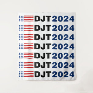 Trump 2024 DJT Tapestry