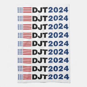 Trump 2024 DJT Tea Towel