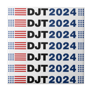 Trump 2024 DJT Tile