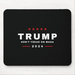 Trump 2024 Don't Tread On Maga Snake Rattlesnake  Mouse Pad