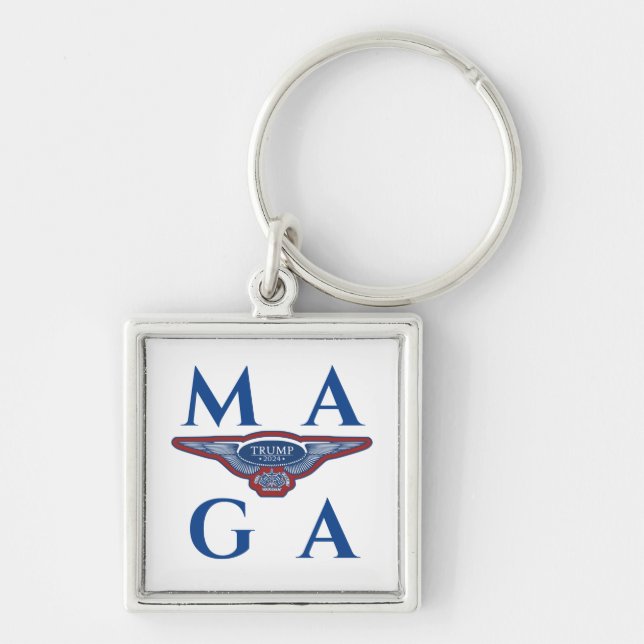 TRUMP 2024 EAGLE WINGS KEY RING (Front)