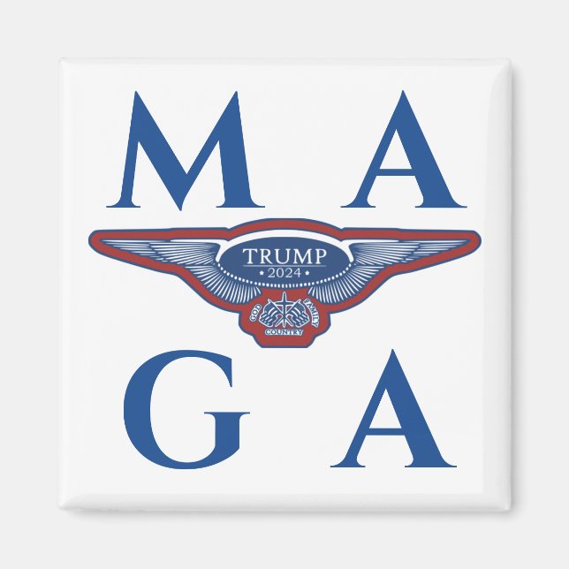 TRUMP 2024 EAGLE WINGS MAGNET (Front)