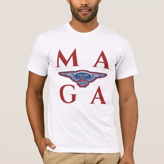 TRUMP 2024 EAGLE WINGS T-Shirt (Front)
