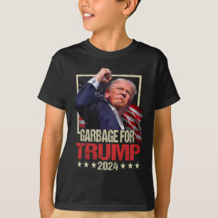 Trump 2024 Election Garbage For Trump Vote Trump P T-Shirt