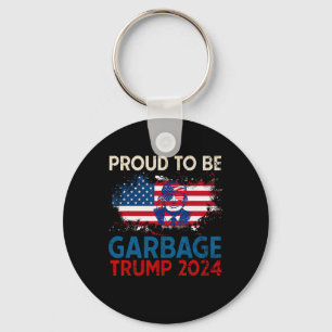 Trump 2024 Election Proud To Be Garbage Vote Trump Key Ring
