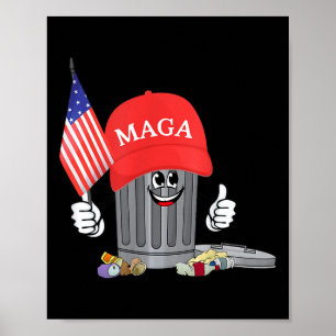 Trump 2024 Election Proud To Be Garbage Vote Trump Poster