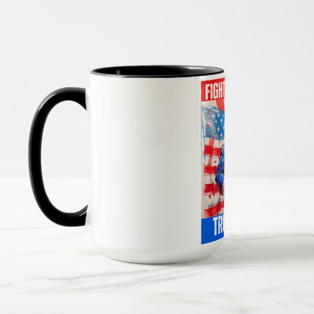 TRUMP 2024 FIGHT FIGHT FIGHT MUG (Left)